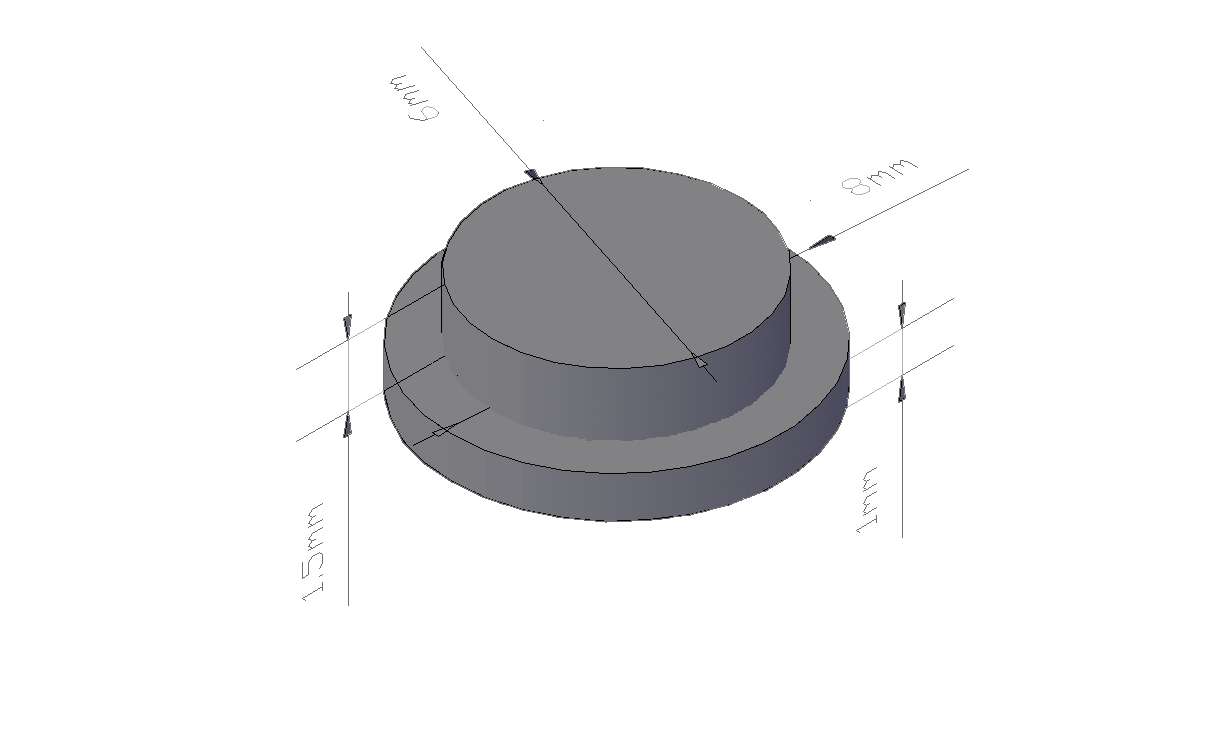 Disc Stepped Neodymium Magnet (3)
